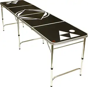 Tavolo Pieghevole in alluminio Valigia Beer pong E il Campeggio