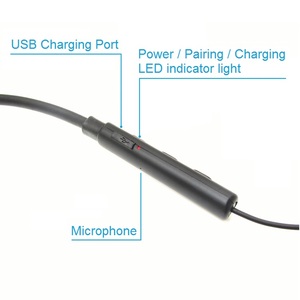 Écouteurs sans fil à réduction de bruit pour le sport, avec tour de cou, <span class=keywords><strong>batterie</strong></span> grande capacité, casque audio - Product Image 6