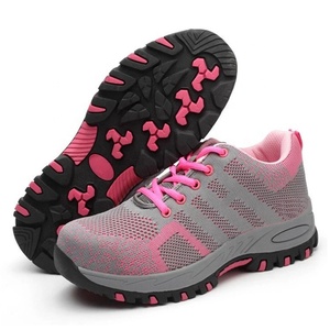 Chaussures <span class=keywords><strong>de</strong></span> sécurité <span class=keywords><strong>de</strong></span> travail sportives légères et respirantes pour femmes, avec embout en acier anti-écrasement - Product Image 5