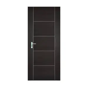 Groothandelaar soorten binnendeur frames glasvezel binnendeur ontwerp houten deuren in Foshan China