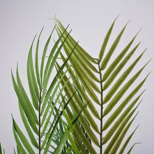 Haute qualité presque naturel feuille de palmier décoratif 11 feuilles feuilles de palmier artificiel vert plantes