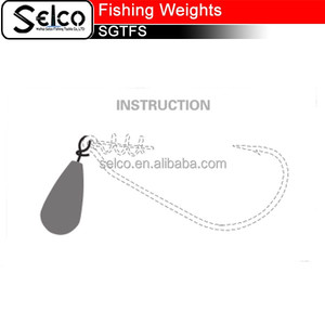 Poids de pêche en tungstène de haute qualité avec mousqueton pour la pêche <span class=keywords><strong>au</strong></span> bar - Product Image 6