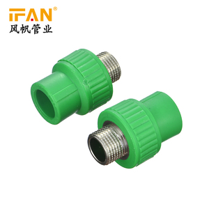 IFAN เกลียวตัวผู้ตัวเมียสีเขียว<span class=keywords><strong>90</strong></span>องศา,อุปกรณ์ท่อ PPR ชื่อฟิตติ้งท่อประปาพลาสติก - Product Image 3