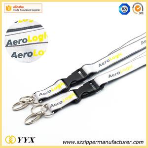 Satin Lanyard mit metall wirbelhaken promi lanyard - Product Image 1