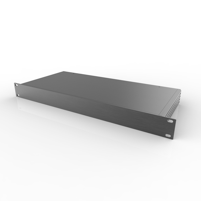 1u Rack Mount Servers Chassis / Brush Anodizing 482*44.5*200mm, Aluminium Amplifier case for Electronic