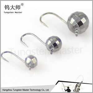 Cebo artificial pesca de tungsteno hielo y pesca jigs cabeza con ganchos - Product Image 2