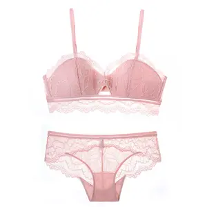 Cina Produttore Signore Reggiseno Sexy Set Lingerie Ultra-sottile No Cerchio Del Merletto Bella Ragazza Reggiseno Panty Set