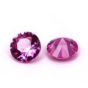 Paquete de 1000 Piezas de Rubíes Sintéticos Sueltos de 0.8-3mm, Corte Redondo, Grado AAA #   Corindón Rojo Sintético Color Rosa - Product Image 3