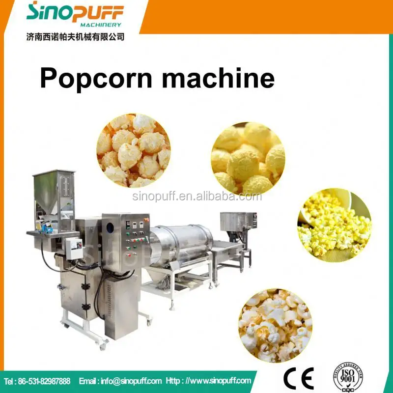 Corn Kernel Popped Machine/Rice Flake Processing Line