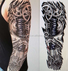 Grandes Pegatinas de Tatuajes Corporales en 3D, Pegatina de Tatuaje Temporal para Brazo Completo, Tatuajes Artificiales de Transferencia - Product Image 2