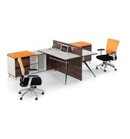 Longue durée ordinateur poste de travail modulaire espace l'excédent mobilier de bureau