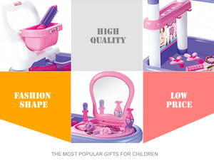 Ensemble <span class=keywords><strong>de</strong></span> chariot <span class=keywords><strong>de</strong></span> beauté pour <span class=keywords><strong>jeux</strong></span> <span class=keywords><strong>de</strong></span> rôle, jouets roses, <span class=keywords><strong>maquillage</strong></span> pour filles, <span class=keywords><strong>jeux</strong></span> <span class=keywords><strong>de</strong></span> déguisements - Product Image 3