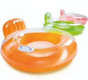 INTEX-flotador inflable de verano, tumbonas de Color caramelo, anillos de piscina, tubo, 56512