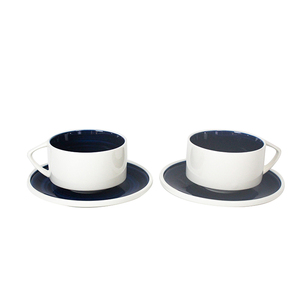 Vajilla forma redonda bule y blanco 32 unids porcelana lujo porcelana cena conjunto - Product Image 3