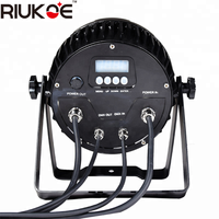 Extérieure Imperméable À L'eau étape Par 64 peut DMX 12x18w RGBAWUV 6in1 IP65 LED plat dj ledpar
