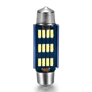 CST LED 자동차 라이트 T10 12SMD 4014 DC9-30V 310LM 3.0W Canbus 범용 자동 Led 꽃줄 램프 41MM 자동 Led 인테리어 라이트