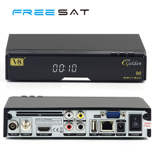 Sáb libre DVB-S2 + T2 + <span class=keywords><strong>cable</strong></span> V8 de Oro tv IPTV set top box FTA satélite digital Full HD tv <span class=keywords><strong>receptor</strong></span> en China - Product Image 2