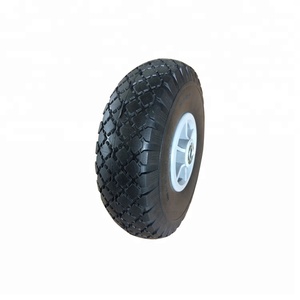 10''x3. 00-4 plana envío neumático sólido rueda para carro carretilla carrito - Product Image 1