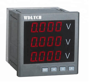 Intelligent 120mm <strong>Digital</strong> Display 3 Phase Voltmeter WD-2U3 Product Type High Precision Voltage <strong>Meters</strong> - Product Image 1