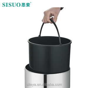 Cubo <span class=keywords><strong>de</strong></span> <span class=keywords><strong>basura</strong></span> con sensor <span class=keywords><strong>de</strong></span> acero inoxidable, supermoderno, 9 galones - Product Image 6