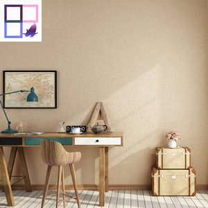 1953 Thiệu Hưng Nhà Máy Trực Tiếp Hiện Đại Vải Không Thấm Nước Hình Nền Trang Trí Tường Nhà Màu Rắn Khói Chống Tường Vải - Product Image 2