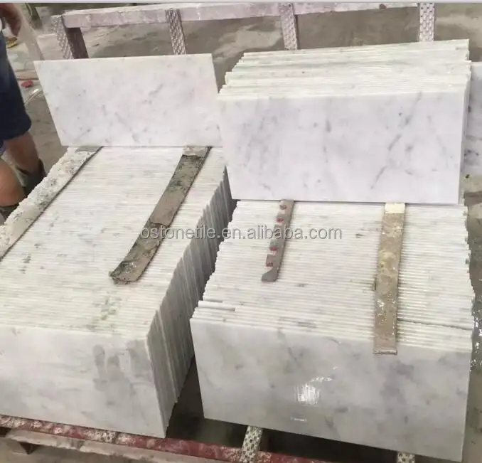 Melhor preço para casa e projeto de pedra natural de mármore branco de carrara