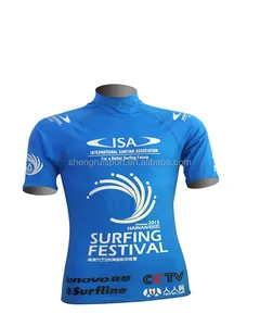 Rash guards Proteção UV impresso topo