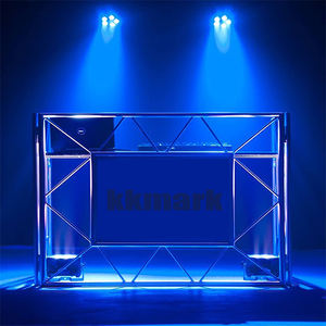 Celosía de aluminio de <span class=keywords><strong>DJ</strong></span> de mesa portátil plegable de trabajo con frontboard - Product Image 3