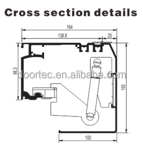 Bán Hot & Chất Lượng Cao Tự Động Cảm Biến Kính Cửa Trượt Nội Thất Cửa Kính Chồng Lên Nhau Cửa - Product Image 5