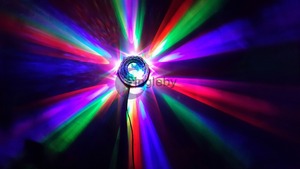 Nueva llegada del precio bajo efecto bola mágica de cristal especial girasol luz led - Product Image 2