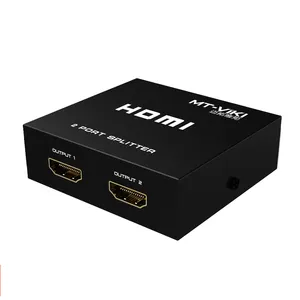 4K 30Hz HDMI dağıtıcı 1 in 2 out, MT-VIKI 1x2 1 bilgisayar 2 monitör + güç adapterI HDMI dağıtıcı