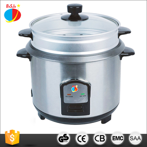 CB CE phê duyệt 700 Wát 1.8L Xi Lanh Nhỏ Shape <span class=keywords><strong>Red</strong></span> Nồi Cơm Điện với Nồi Hấp - Product Image 5