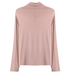 Muslim in cotone Sexy top a collo alto da donna classica <span class=keywords><strong>manica</strong></span> <span class=keywords><strong>lunga</strong></span> Slim Workwear da ufficio T-Shirt da donna per abiti primaverili 30% di sconto - Product Image 5