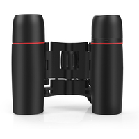 BIJIA Mini bolsillo plegable regalo Binocular HD viaje niños telescopio 30*22 negro Mini diseño