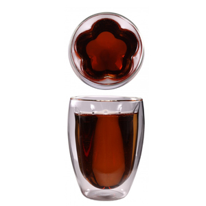 Floración decorativa en forma de flor, taza de café de vidrio aislado de borosilicato, promoción - Product Image 6