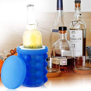 Silicone Ice Cube Plateaux MoldsIce Cube Boule de Glace Maker pour La Maison Cuisine Voyage Camping - Product Image 2