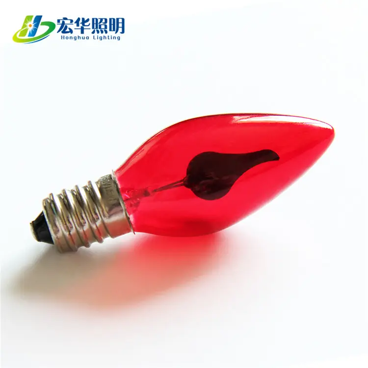 Led Bulb Filament Led Bulb C7 E12 LED Replacement Fire Flicker Flame Filament Light Bulb For Sale