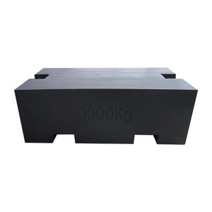 M1 M2 Klasse 2000kg Schwere Kapazität Flache rechteckige Gewichte aus reinem Stahl Kalibrierung gewicht - Product Image 1