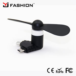 2 en 1 Mini ventilador del teléfono práctico ventilador Mini ventilador para Android y IOS - Product Image 5