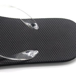 Barato al por mayor promoción china pe transparente flip flop zapatilla básica llano blanco a granel de pvc flip flops - Product Image 4