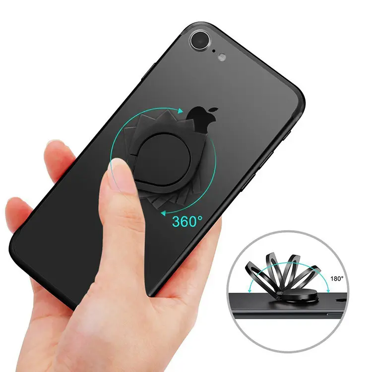 360 Rotation Water Drop Shaped Kickstand for Cell Phone Holder Finger Ring Stand Ring Holder