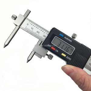 Calibradores digitales con puntos cónicos, herramientas de medición de Micrómetro de calibre de acero inoxidable, 5-150MM - Product Image 1