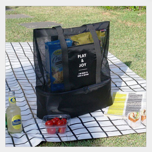 <span class=keywords><strong>Sac</strong></span> <span class=keywords><strong>isotherme</strong></span> <span class=keywords><strong>de</strong></span> <span class=keywords><strong>plage</strong></span> en aluminium imperméable <span class=keywords><strong>avec</strong></span> <span class=keywords><strong>compartiment</strong></span> <span class=keywords><strong>de</strong></span> refroidissement grande capacité et design tendance - Product Image 3