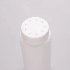 Hdpe Empty White Powder Behälter flasche Fiber Powder Shaker Kunststoff Haar faser flasche für Hautpflege körper Mini Powder Flasche