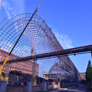 Kết Cấu Thép Khung Không Gian Khung Dome Roof Xây Dựng Xây Dựng Than Kho Lưu Trữ - Product Image 1