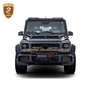 Capot moteur de voiture de qualité supérieure pour Mecedes Benz classe G W463 G63 G65 G55 à G900 <span class=keywords><strong>B</strong></span> Style grand capot en Fiber de carbone - Product Image 1