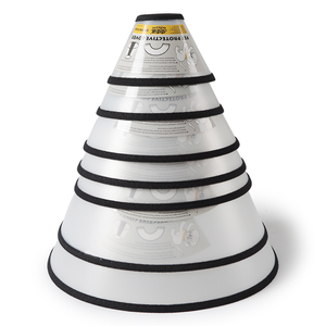 ペットの咬傷防止カラー猫犬の首エリザベスサークル調節可能な保護カバープラスチックモダンソリッドペットアパレルJc - Product Image 6