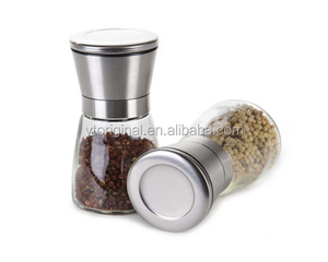 Moulin à sel et à poivre réglable en plastique 160ml moulin à épices en <span class=keywords><strong>verre</strong></span> 200g - Product Image 4