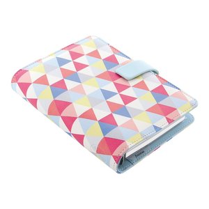 Nuevo diseño brillantemente pintado diario con magnético Snap geométrica PU y <span class=keywords><strong>cuaderno</strong></span> de hojas sueltas - Product Image 2