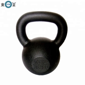 Kettlebell in Ghisa da 35 kg Personalizzato per Fitness Maschile con Logo - Product Image 3